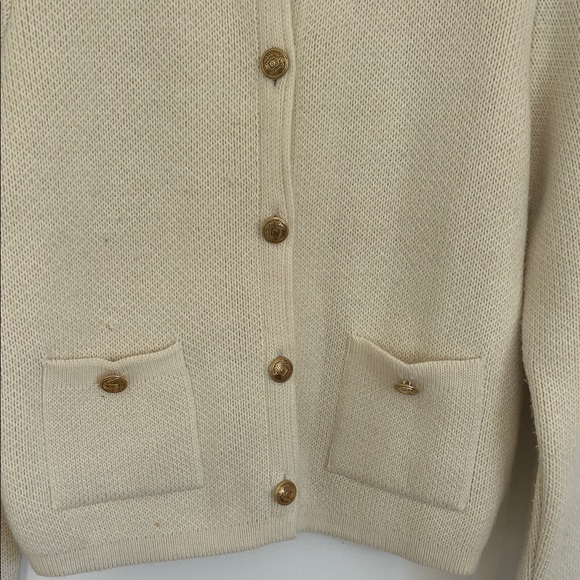 Zara Beige Button-Up Women's Cardigan - Picture 5 of 7